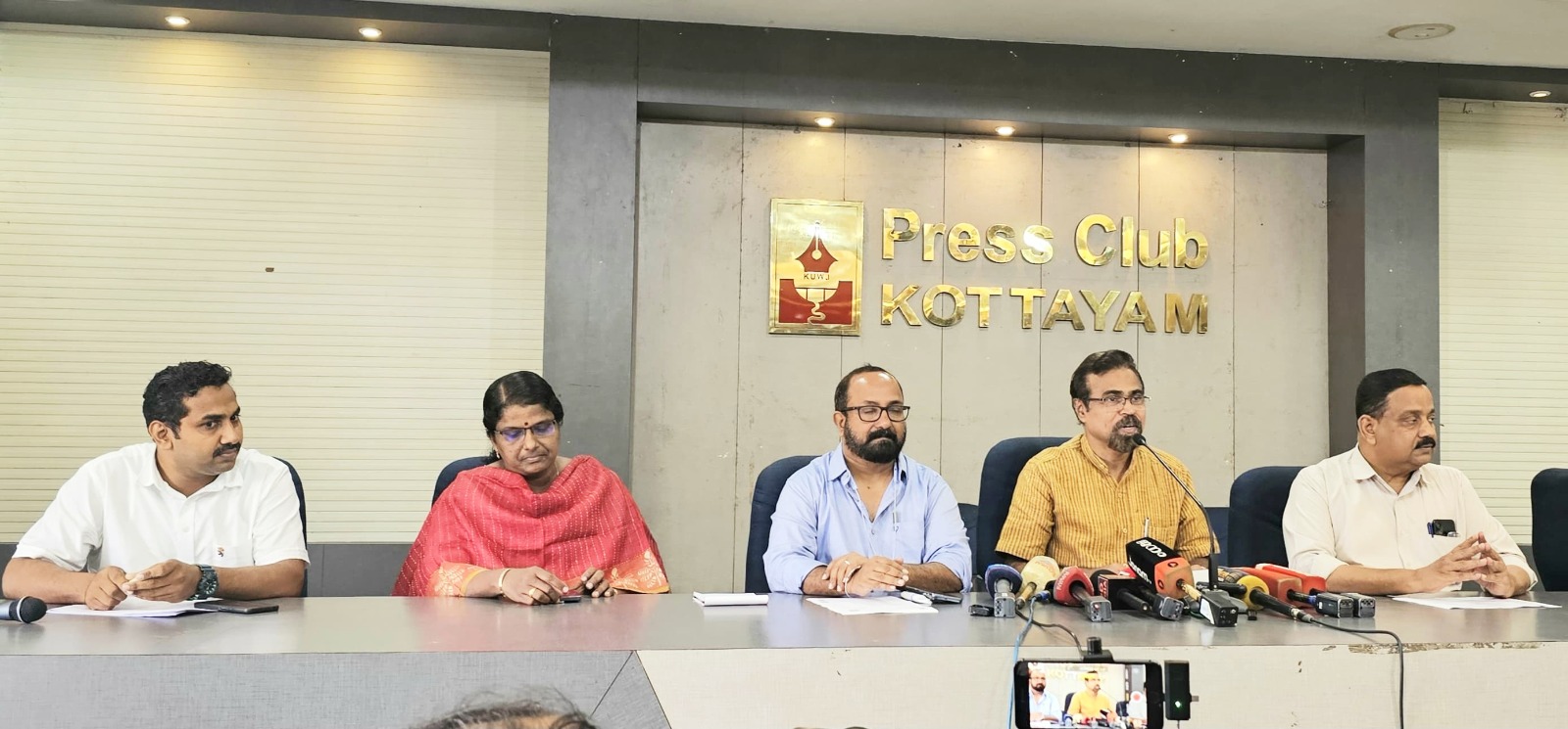 Press Conference at Kottayam Press Club