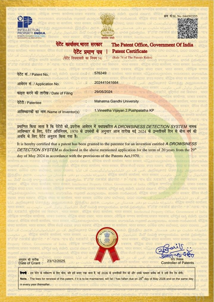 Patent Certificate